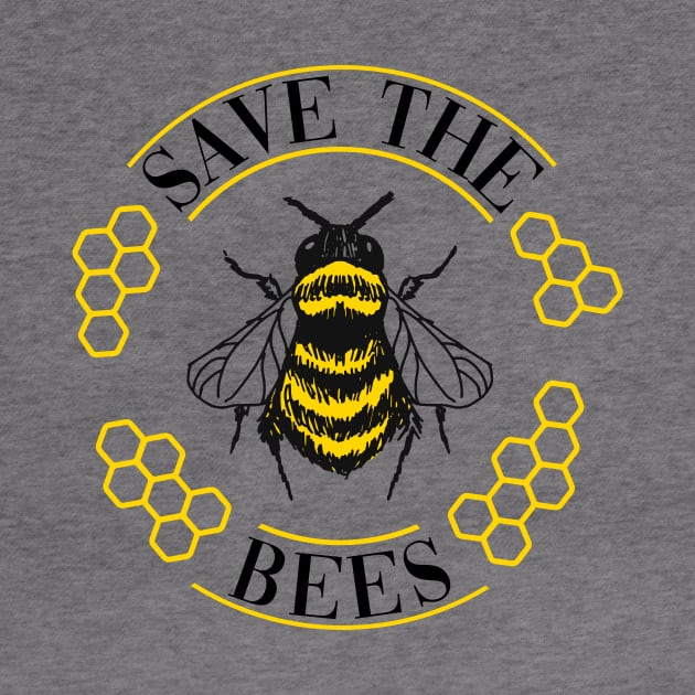 Save the Bees by FontfulDesigns